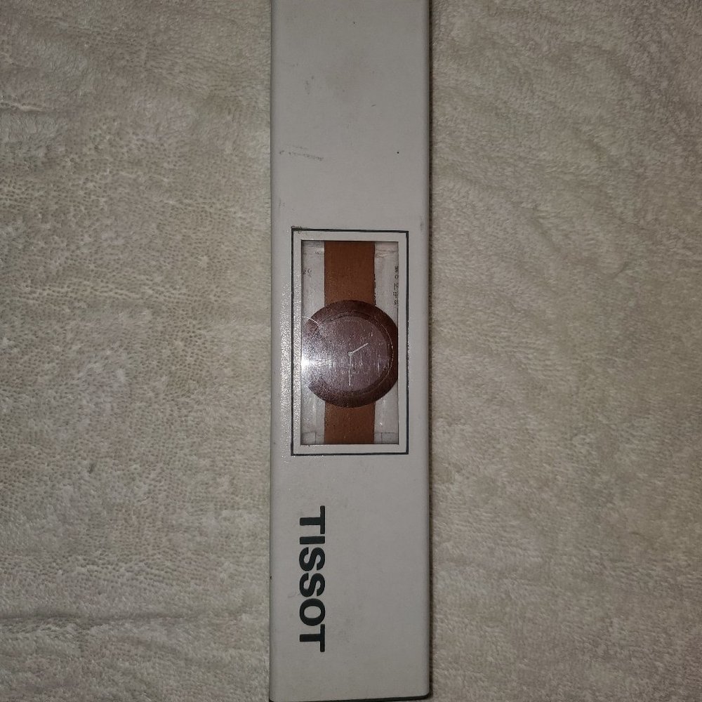 Tissot wooden watch